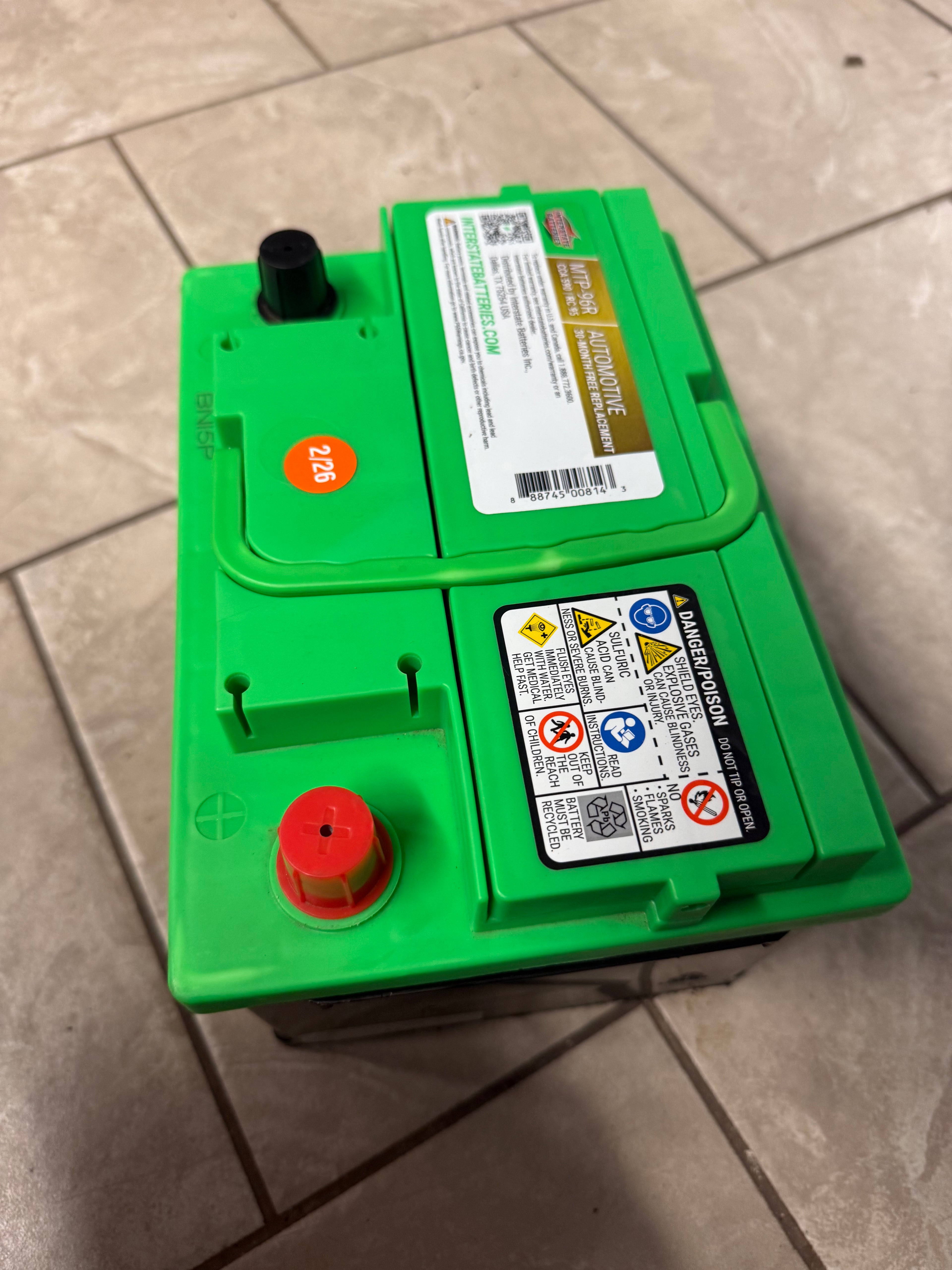 NEW: Interstate MTP-96R Battery